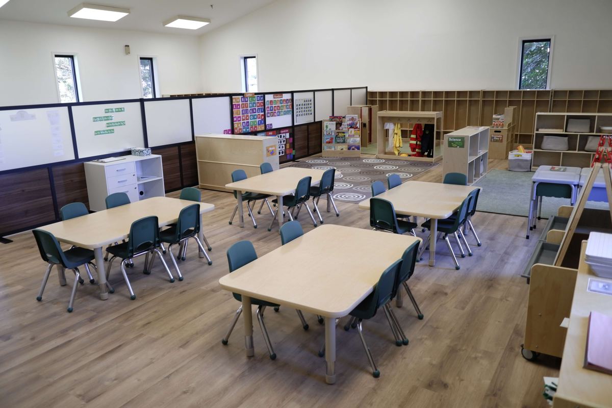 3s Room preschool classroom at Newark Nature School, Newark, DE