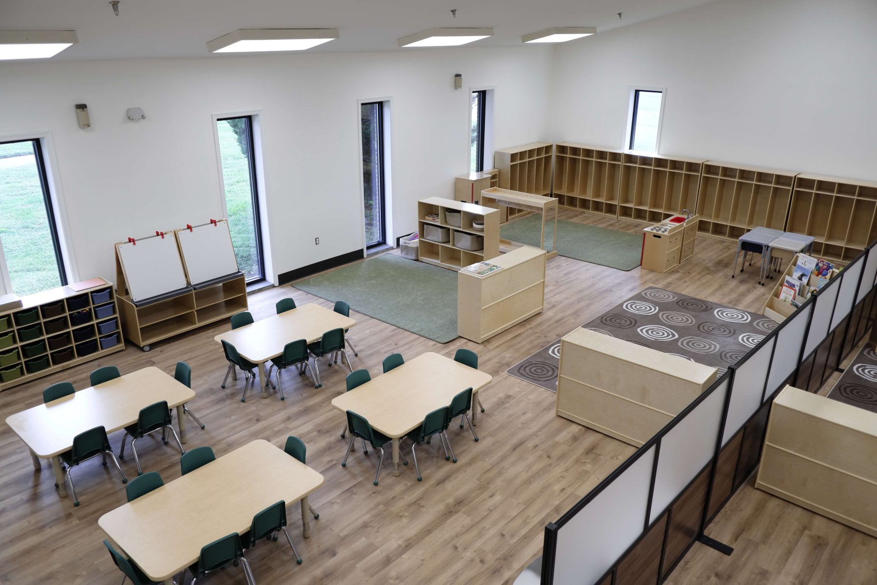 Pre-K learning area at Newark Nature School on West Main Street, Newark, DE